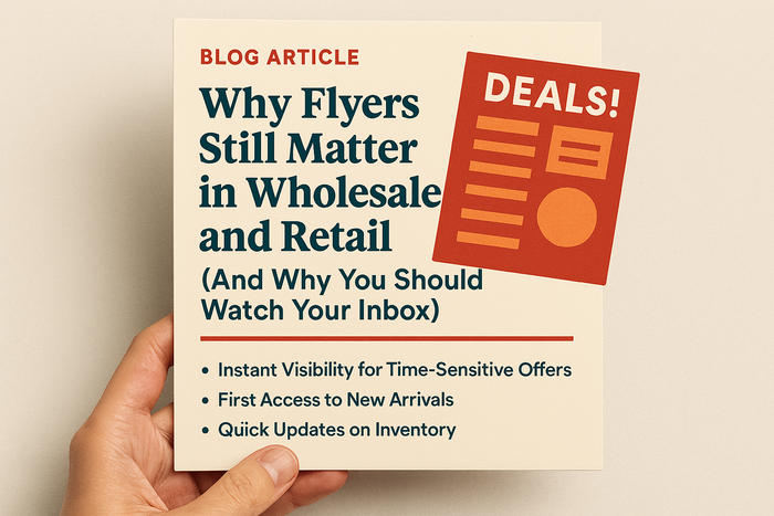 Why Flyers Still Matter in Wholesale and Retail (And Why You Should Watch Your Inbox)