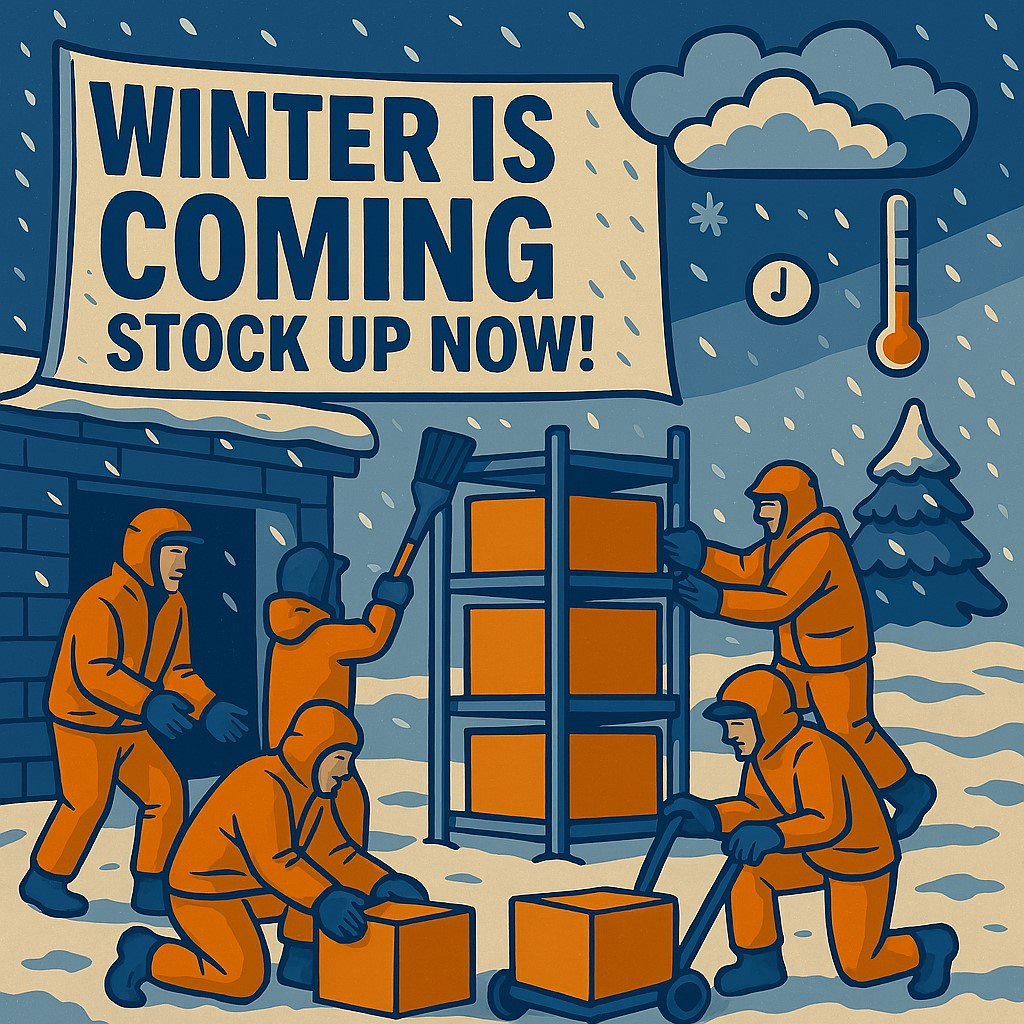 Stock Up Before the Snow Falls