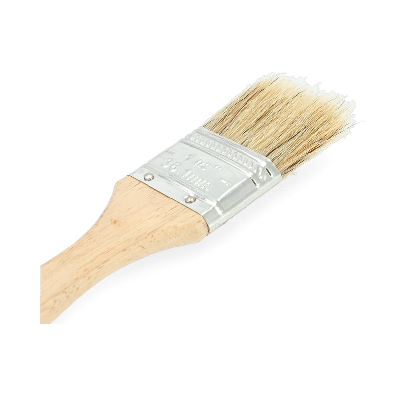 1-1/2'' CHIP BRUSH NATURAL BRISTLES WOOD HANDLE