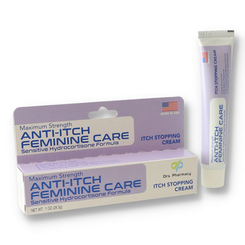 DRS PHARMACY ANTI-ITCH FEMININE CARE CREAM MADE IN USA