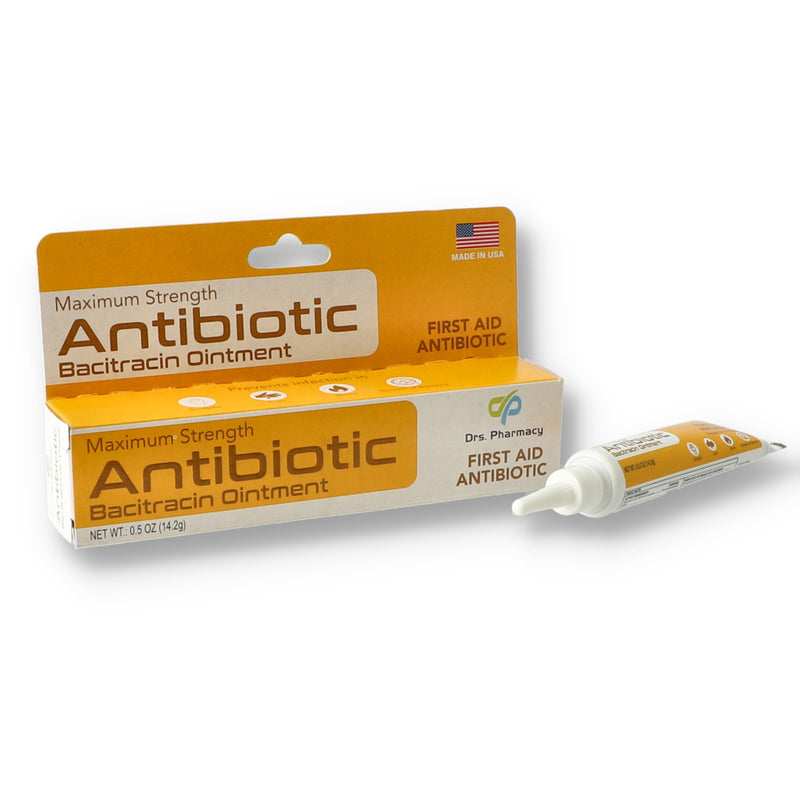 DRS PHARMACY BACITRACIN ANTIBIOTIC OINTMENT MADE IN USA