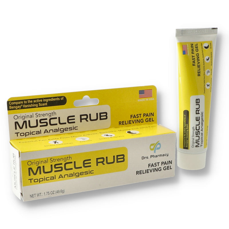 DRS PHARMACY MUSCLE RUB MADE IN USA