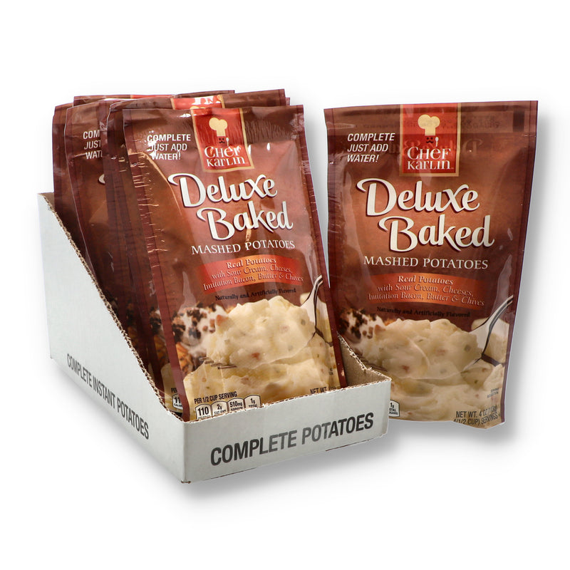 KARLINS DELUXE BAKED MASH POTATOES POUCH JUST ADD WATER