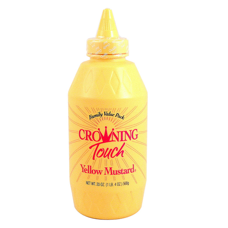 CROWNING TOUCH YELLOW MUSTARD BOTTLE