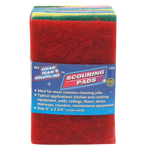 00950-15pc SCOURING PAD SET