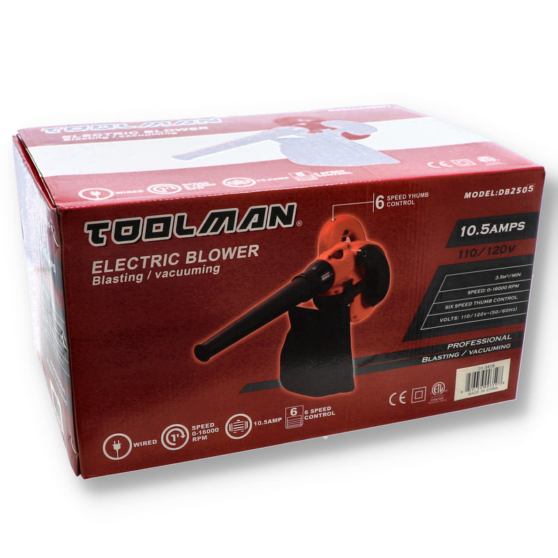 ELECTRIC BLOWER 10.5AMP VARIABLE SPEED