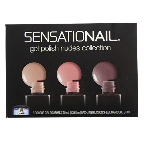 3pk GEL NAIL POLISH NUDES COLLECTION
