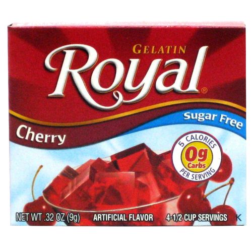 ROYAL SUGAR FREE GELATIN CHERRY