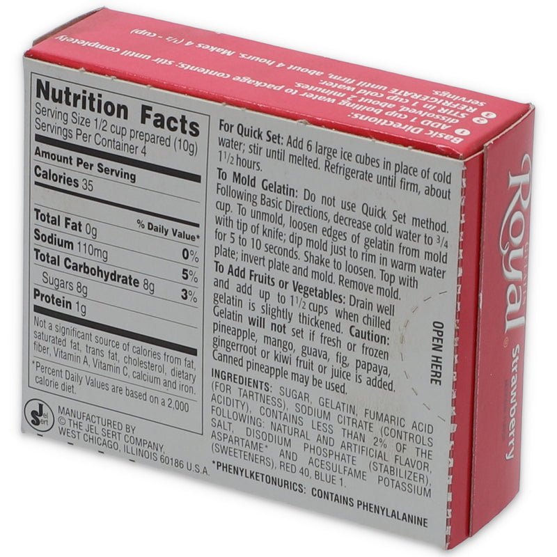 ROYAL GELATIN STRAWBERRY