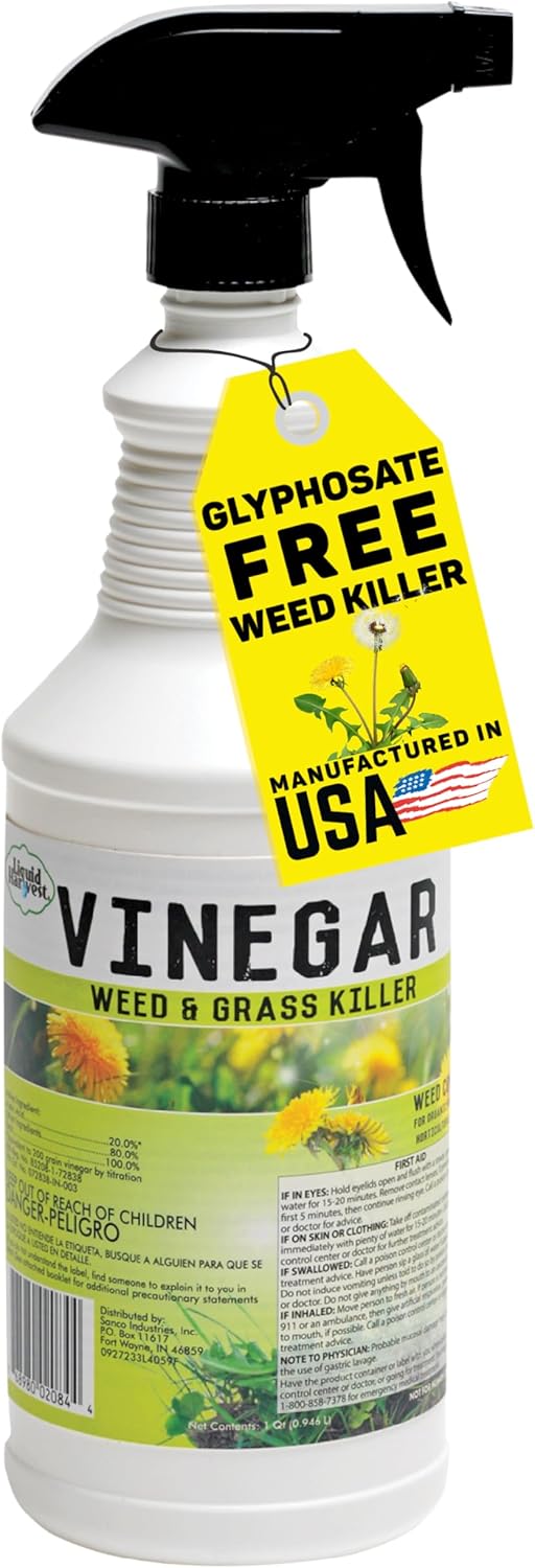 LIQUID HARVEST 32oz VINEGAR WEED&GRASS KILLER 20%RTU