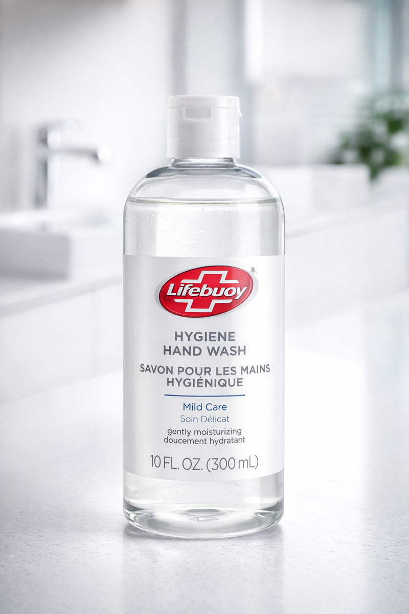 LIFEBUOY 10OZ LIQUID HAND SOAP -MILD CARE FLIP TOP CAP ENG/FR