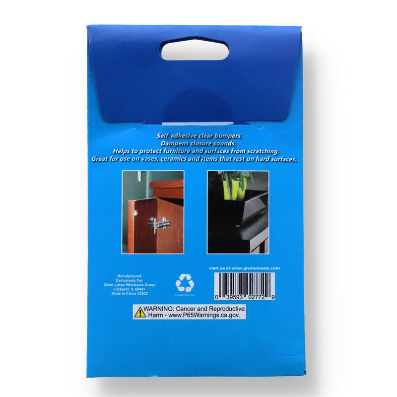 24PC CLEAR SELF-ADHESIVE BUMPERS