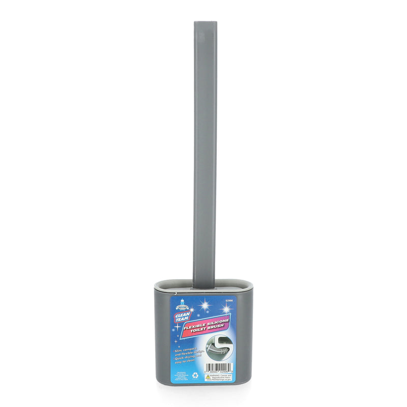 GLS CLEAN TEAM FLEXIBLE SILICONE TOILET BRUSH & STAND