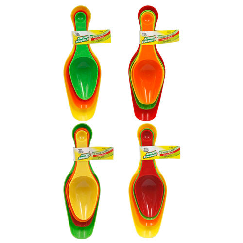 4pc PLASTIC MEASURING SPOONS