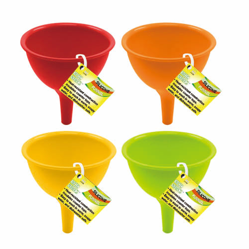 SILICONE COLLAPSIBLE FUNNEL