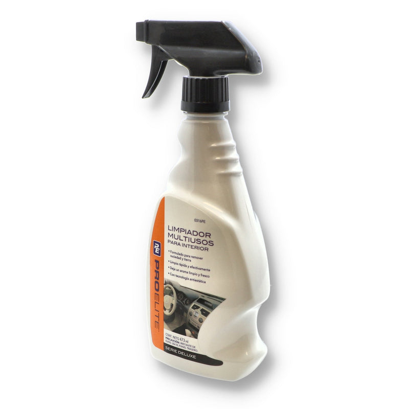 PRO-ELITE 16OZ ALL SURFACE INTERIOR CLEANER SPRAY SPANISH ONLY LABEL