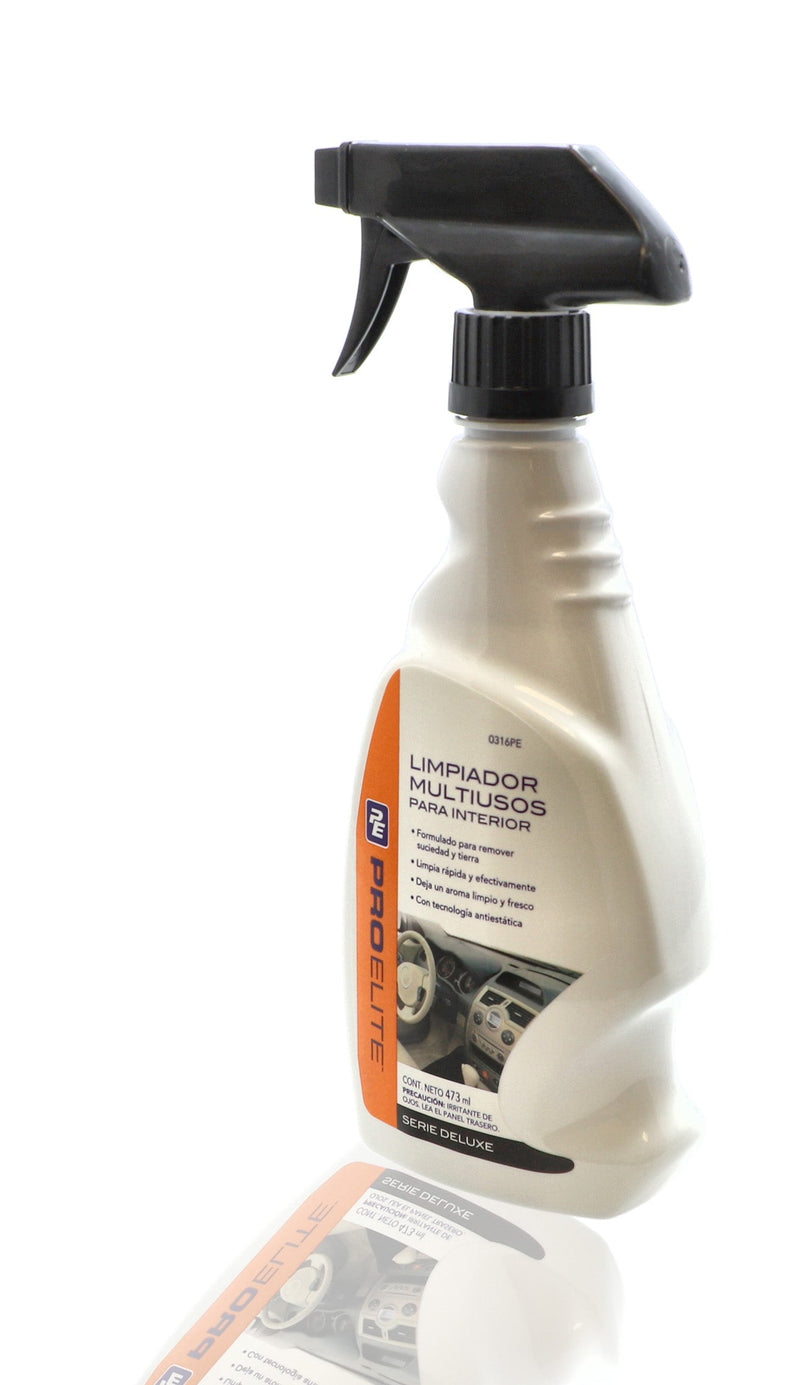 PRO-ELITE 16OZ ALL SURFACE INTERIOR CLEANER SPRAY SPANISH ONLY LABEL
