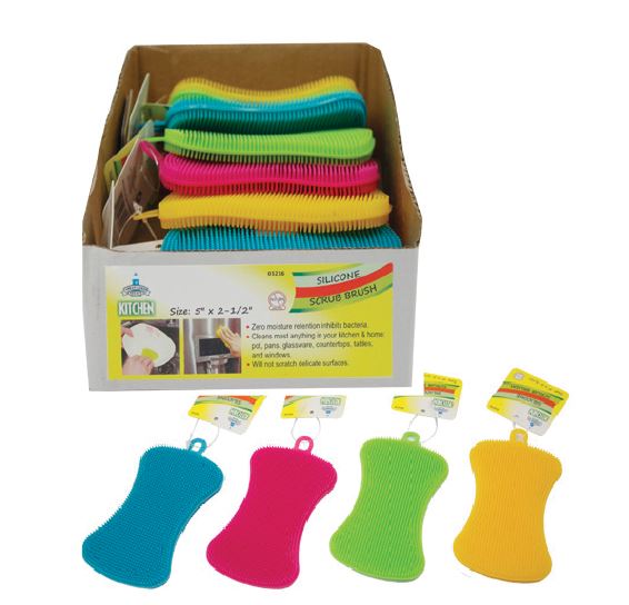 SILICONE SCRUB BRUSH