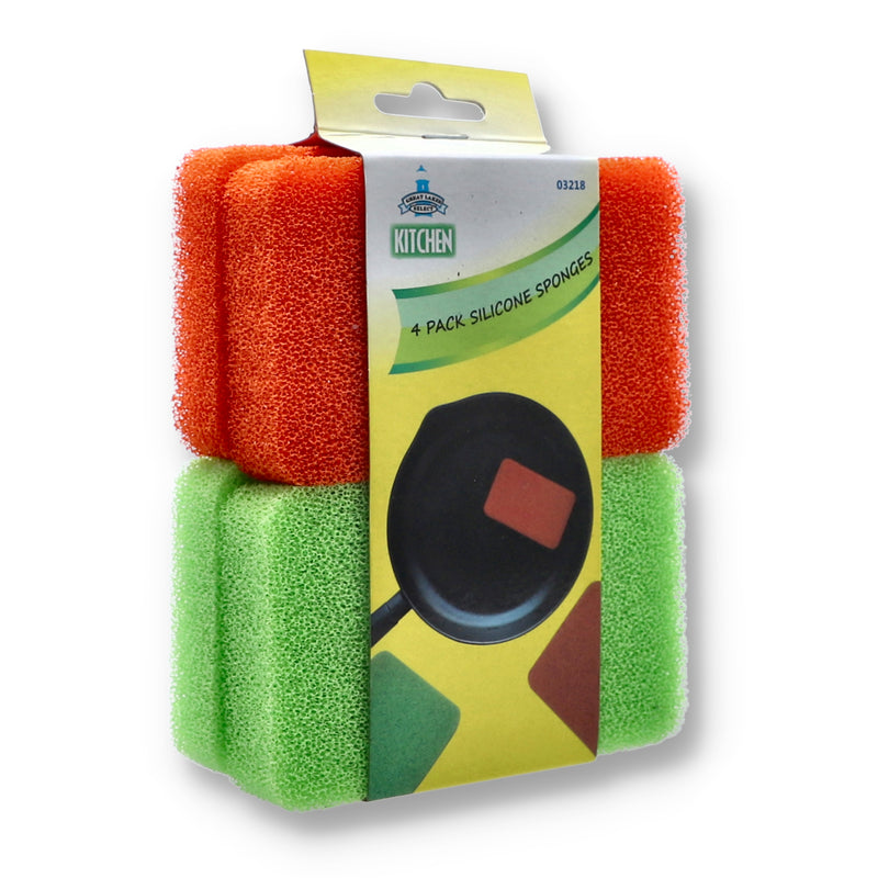4pk SILICONE SPONGES