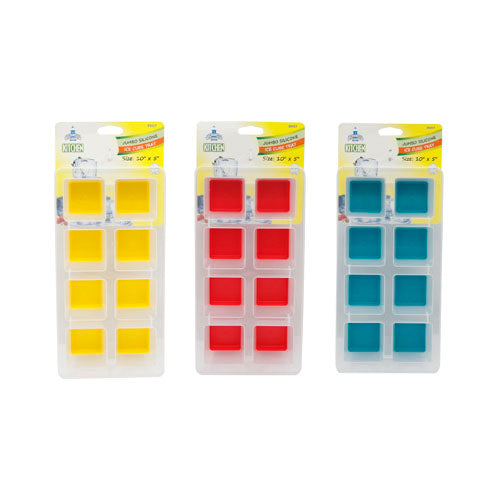 JUMBO SILICONE ICE CUBE TRAY MAKES 8 HUGE CUBES