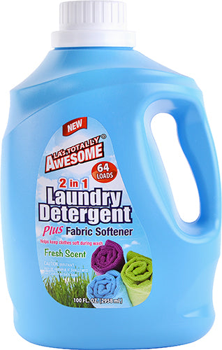 100oz AWESOME 2 in1 LAUNDRY DETERGENT & SOFTENER
