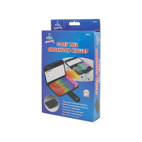 7 DAY PILL ORGANIZER WITH WALLET