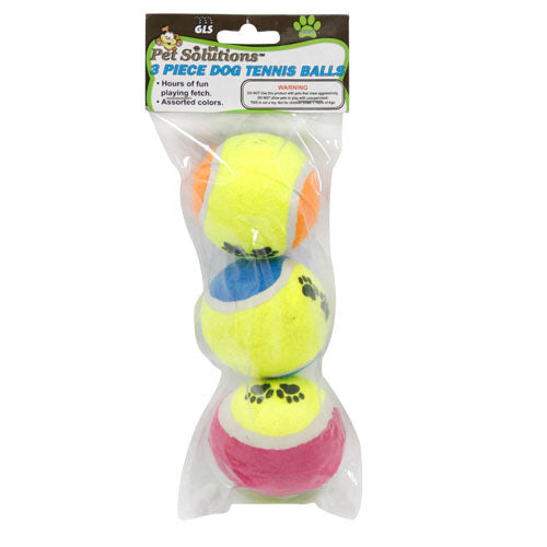 3pc DOG TENNIS BALLS
