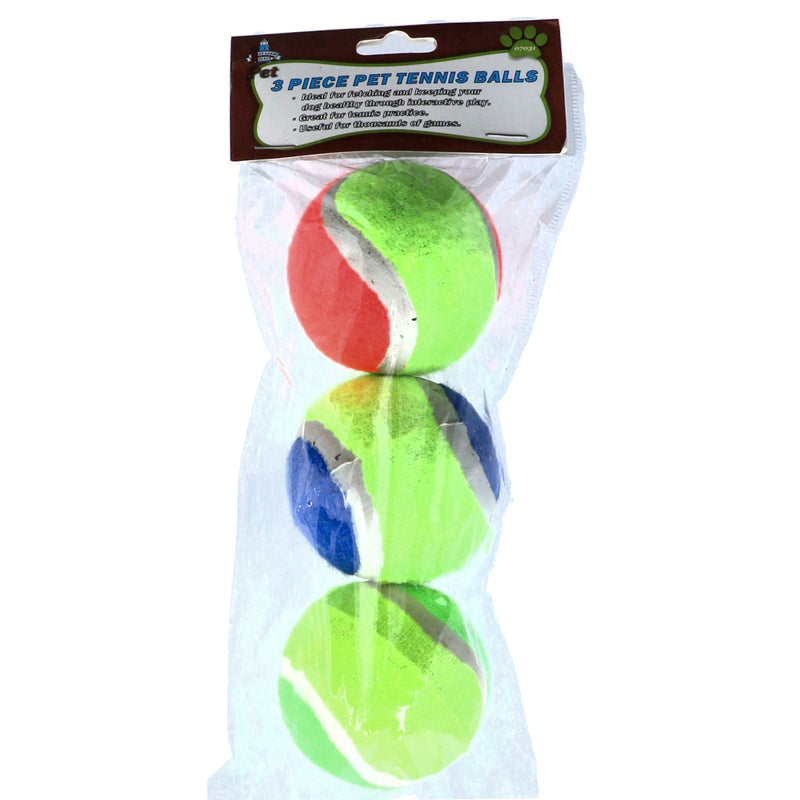3pc PET TENNIS BALLS