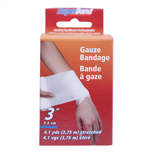 3'' SUPERBAND GAUZE ROLL BANDAGE 4.1yd CONFORM