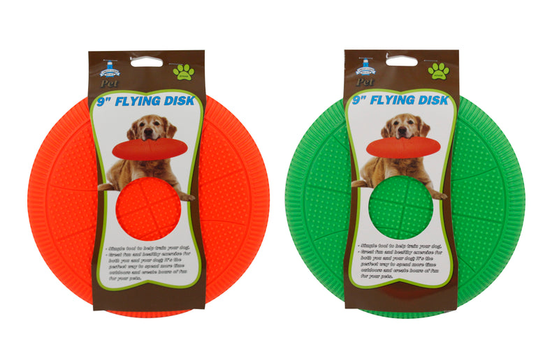 9'' PET SOFT RUBBER FLYING DISK