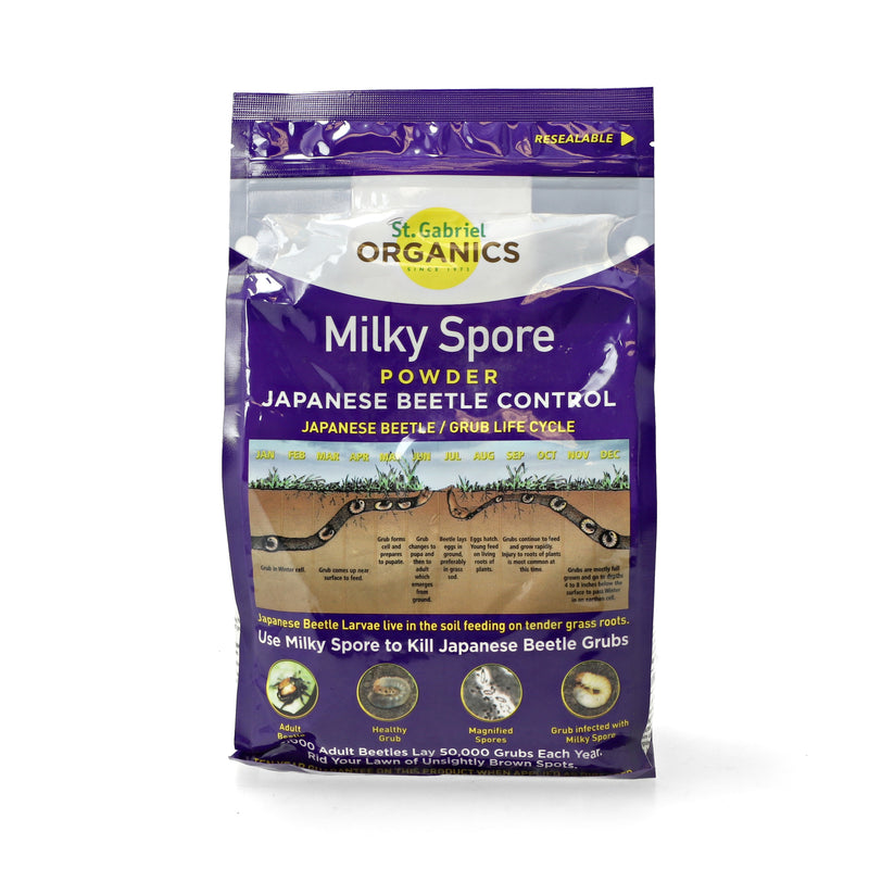 ST GABRIEL ORGANICS 40oz MILKY SPORE POWDER GRUB-JAPANESE BEETLE CONTROL