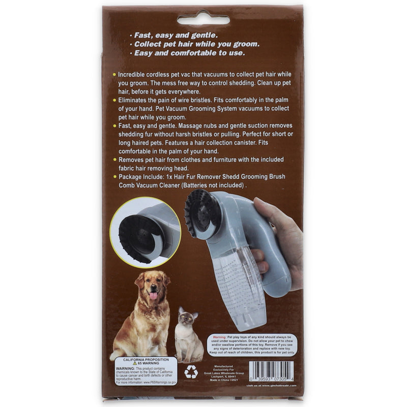 CORDLESS PET GROOMING VACUUM