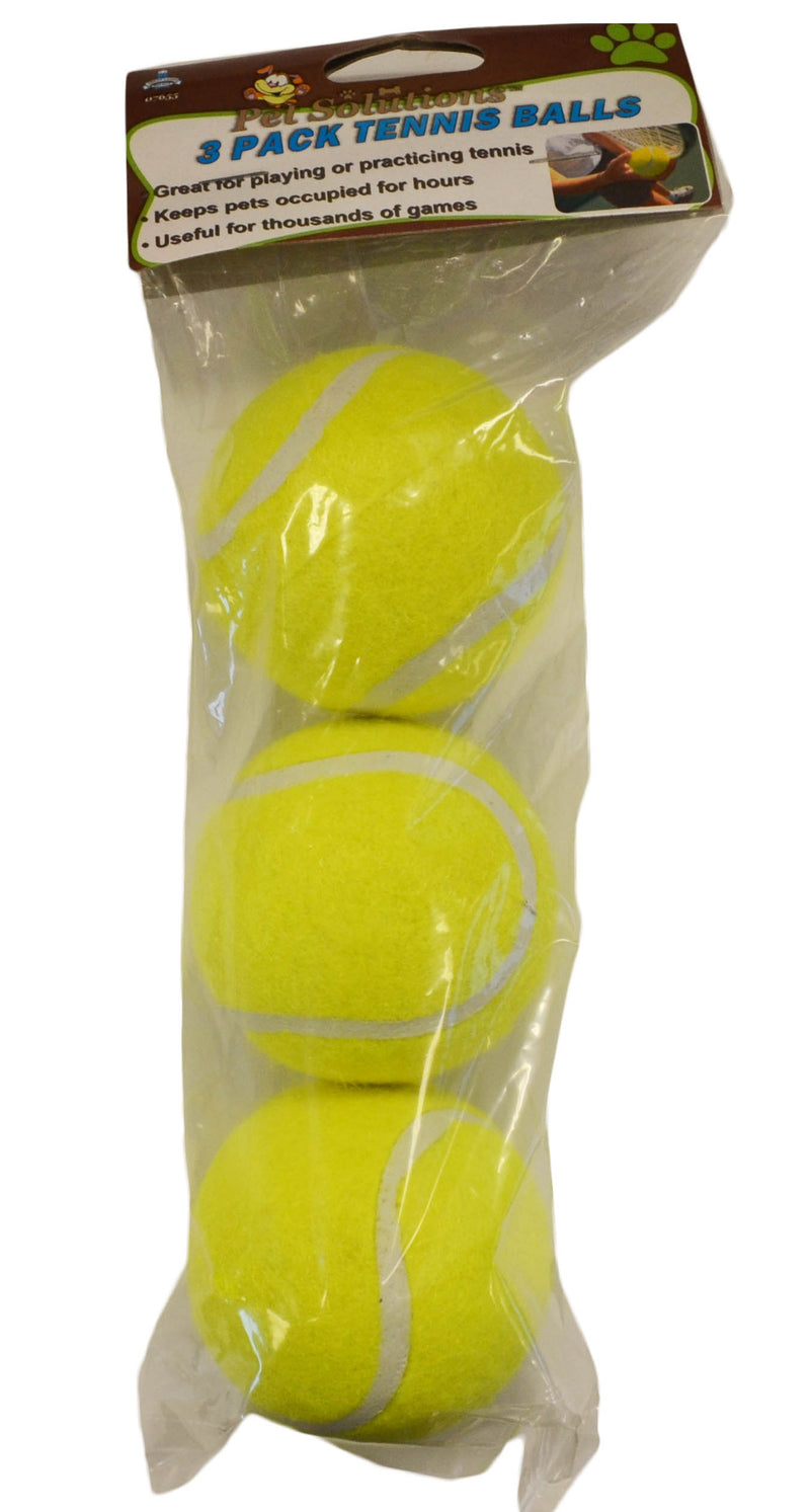 TENNIS BALLS 3pk POLY BAG