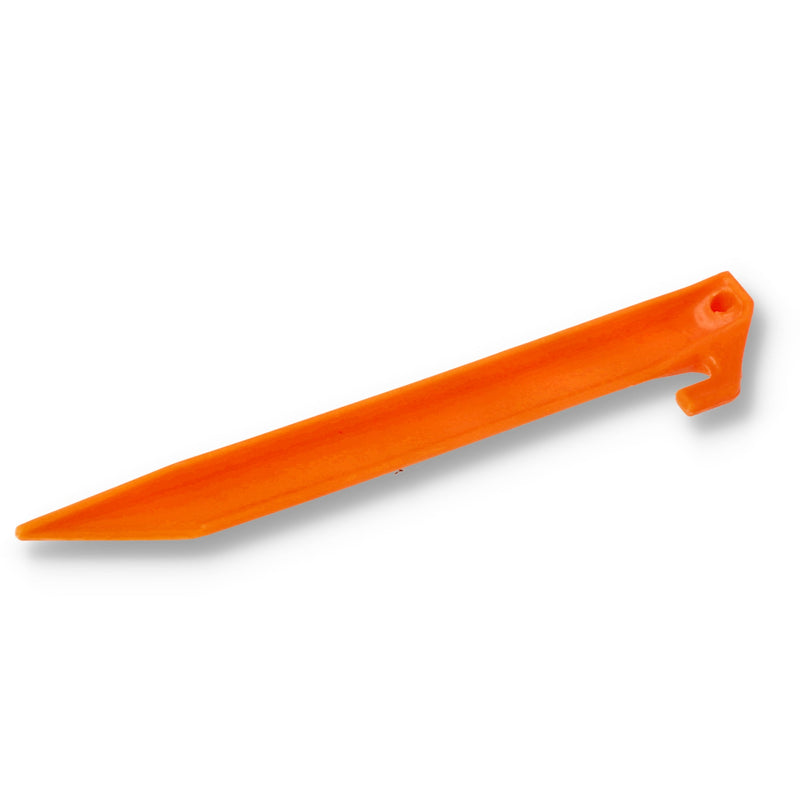 4pc 12'' PLASTIC TENT STAKE