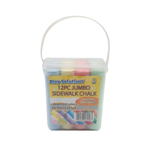 12 COUNT JUMBO SIDEWALK CHALK