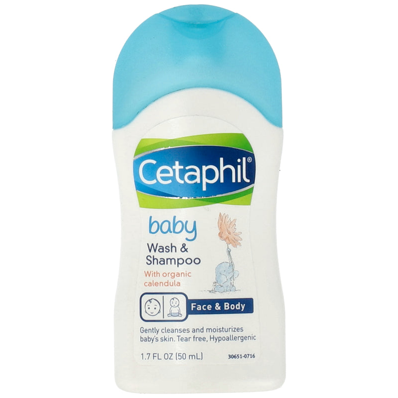 1.7oz CETAPHIL BABY WASH & SHAMPOO