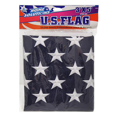 3'x5' NYLON FLAG EMBROIDERED