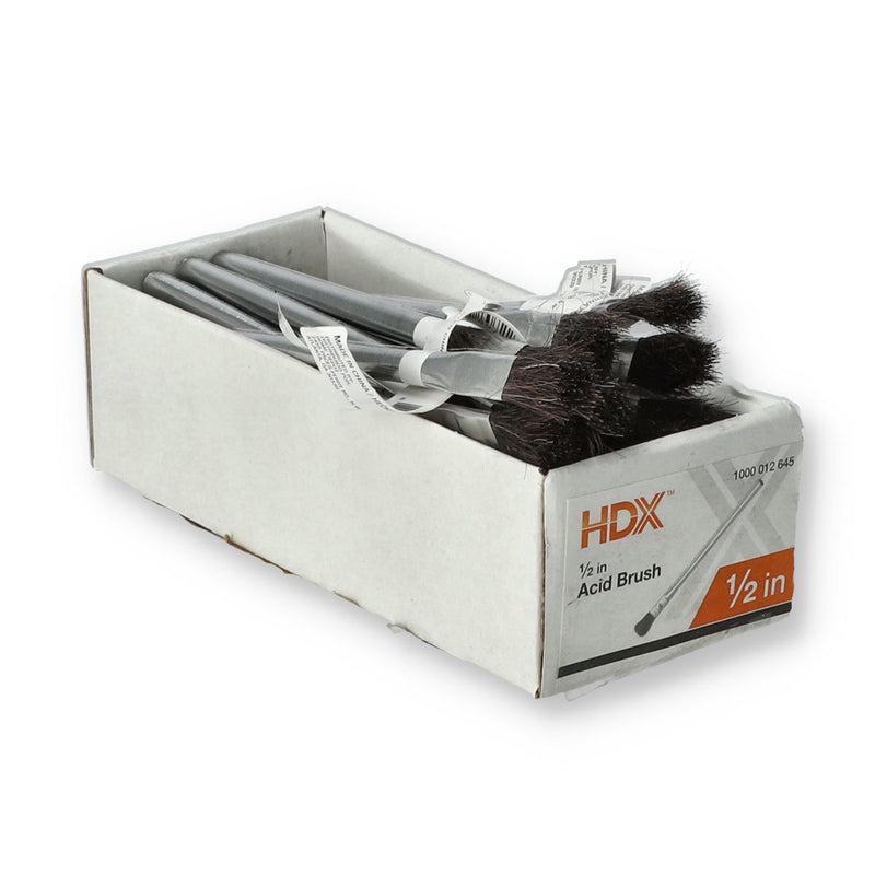 HDX 1/2'' ACID BRUSH BULK & UPC