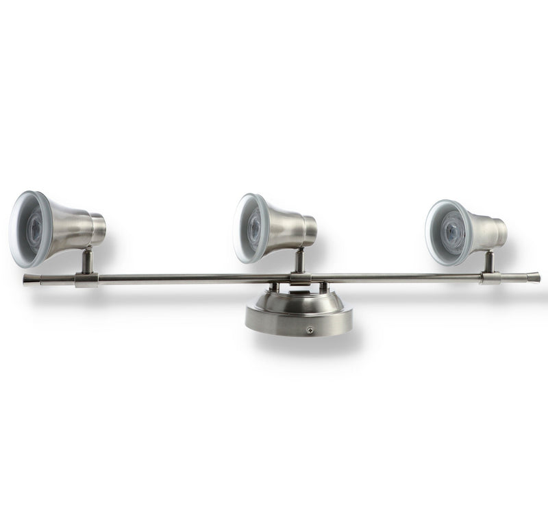 3 LED 25'' DIRECTIONAL TRACK FIXTURE DIMMABLE SATIN NICKEL