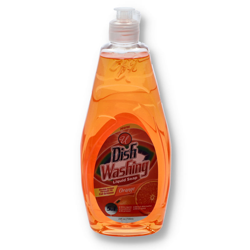 24oz DISH WASHING LIQUID SOAP ORANGE SCENT