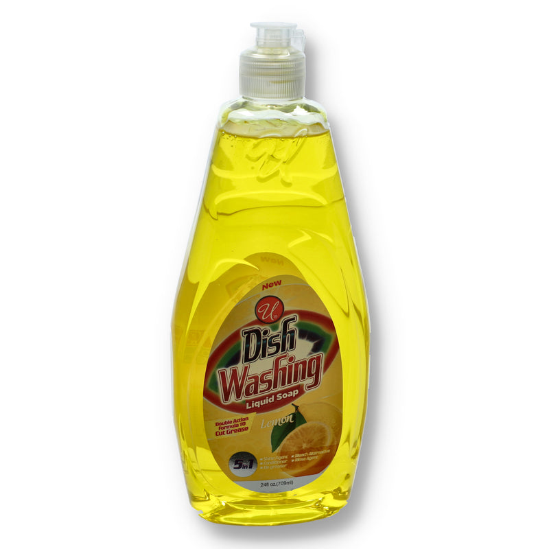 24oz DISH WASHING LIQUID SOAP LEMON SCENT