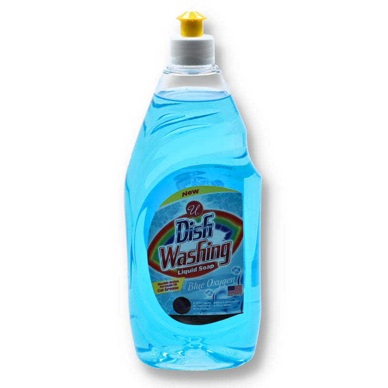 24OZ DISH WASHING LIQUID SOAP BLUE OXY