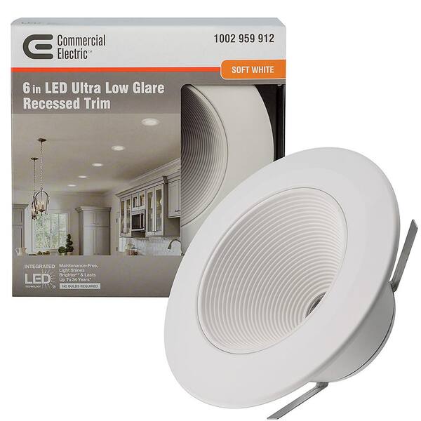 COMMERCIAL ELECTRIC 6'' LED DOWNLIGHT KIT 670 LUMENS SOFT WHITE LOW GLARE