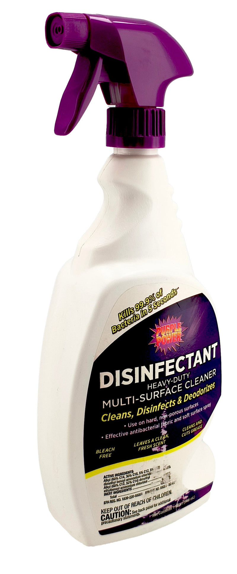 PURPLE POWER 32OZ MULTI-PURPOSE SURFACE CLEANER & DISINFECTANT SPRAY