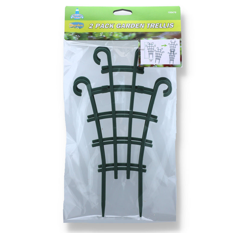 2pk 10'' PLASTIC GARDEN TRELLIS