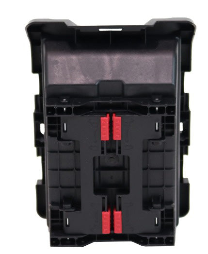 HUSKY 4PK 9'' BLACK STACKABLE BIN