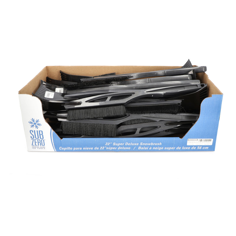 (USA)(NO CA SALES) * SUBZERO 22"" SUPER DELUXE SNOW BRUSH W/ SCRAPER (NO CALIFORNIA SALES)