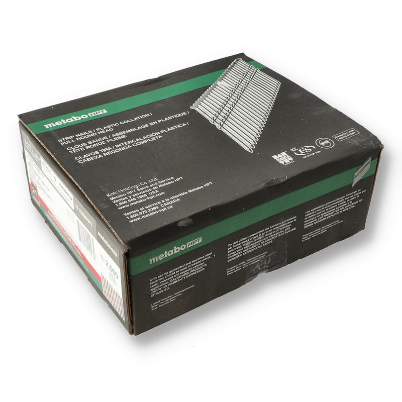 METABO HPT 2000CT COLLATED FRAMING NAILS 3-1/2''x.131 21Ã‚Â° BRIGHT SMOOTH SHANK HDG