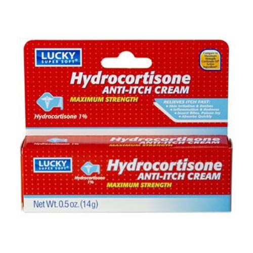 LUCKY HYDROCORTISONE ANTI-ITCH CREAM .5oz