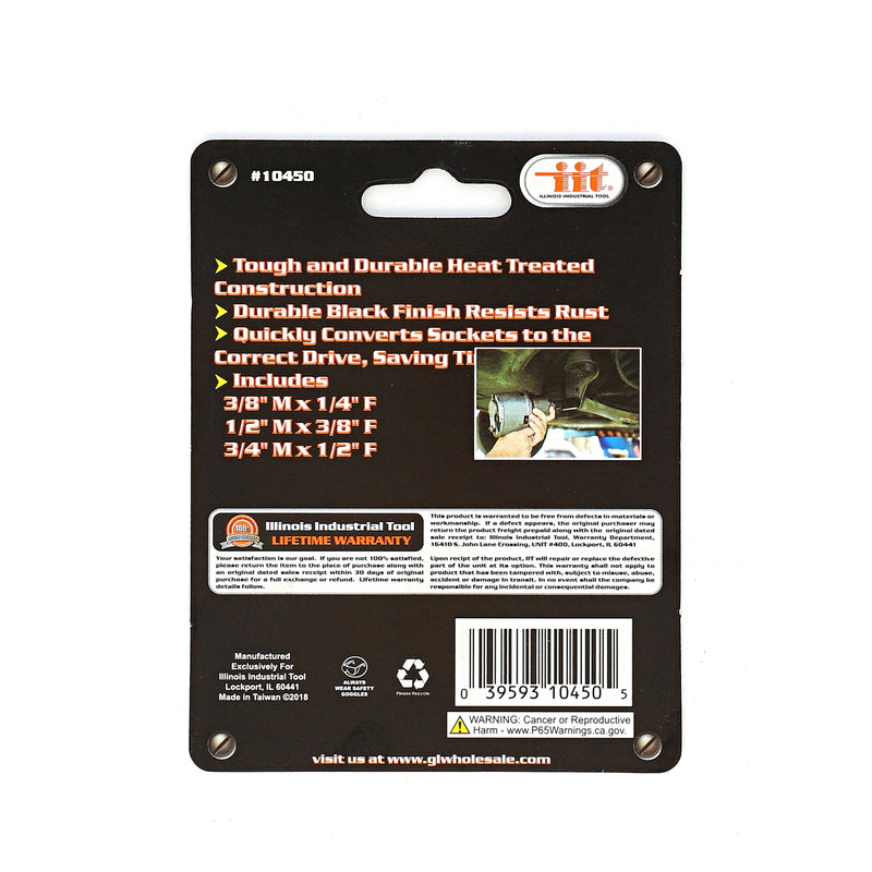 IIT 3pc IMPACT ADAPTER SET